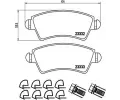 BREMBO Sada brzdovch destiek - kotouov brzda ‐ BRE P61067