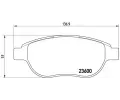 Sada brzdovch destiek BREMBO ‐ BRE P61068