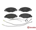 BREMBO Sada brzdovch destiek - kotouov brzda BRE P61072, P 61 072
