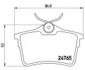 Sada brzdovch destiek BREMBO ‐ BRE P61084