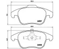 BREMBO Sada brzdovch destiek - kotouov brzda ‐ BRE P61086