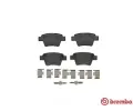 BREMBO Sada brzdovch destiek - kotouov brzda BRE P61100, P 61 100
