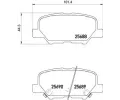 BREMBO Sada brzdovch destiek ‐ BRE P61111