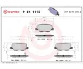 BREMBO Sada brzdov�ch desti�ek BEYOND LINE - EV&nbsp;&dash;&nbsp;BRE P61111E