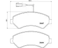 Sada brzdovch destiek BREMBO ‐ BRE P61118