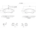 Sada brzdov�ch desti�ek&nbsp;BREMBO&nbsp;&dash;&nbsp;BRE P61125G
