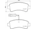 Sada brzdovch destiek BREMBO ‐ BRE P61130