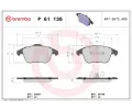 BREMBO Sada brzdovch destiek ‐ BRE P61136