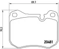 Sada brzdovch destiek BREMBO ‐ BRE P65002