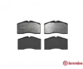 BREMBO Sada brzdových destiček - kotoučová brzda BRE P65006, P 65 006