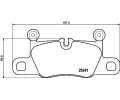 Sada brzdovch destiek BREMBO ‐ BRE P65031