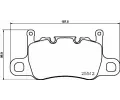 Sada brzdovch destiek BREMBO ‐ BRE P65037