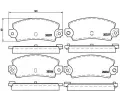 Sada brzdovch destiek BREMBO ‐ BRE P68002