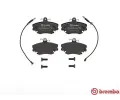 BREMBO Sada brzdovch destiek - kotouov brzda BRE P68008, P 68 008