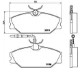 Sada brzdovch destiek BREMBO ‐ BRE P68014