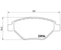 Sada brzdovch destiek BREMBO ‐ BRE P68031