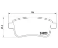 Sada brzdovch destiek BREMBO ‐ BRE P68041