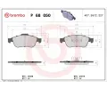 Sada brzdových destiček BREMBO ‐ BRE P68050X Sada brzdových destiček BREMBO ‐ BRE P68050X