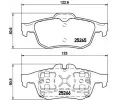 Sada brzdovch destiek BREMBO ‐ BRE P68057