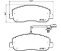 Sada brzdovch destiek BREMBO ‐ BRE P68062