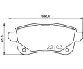 Sada brzdovch destiek BREMBO ‐ BRE P68064