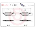 Sada brzdovch destiek BREMBO ‐ BRE P68065X