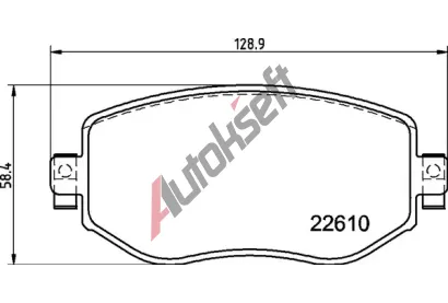 BREMBO Sada brzdovch destiek BREMBO XTRA LINE BRE P68068X, P 68 068X