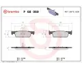 Sada brzdovch destiek BREMBO ‐ BRE P68069