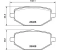 Sada brzdovch destiek BREMBO ‐ BRE P68076