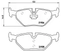 BREMBO Sada brzdovch destiek ‐ BRE P71006