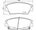 Sada brzdovch destiek BREMBO ‐ BRE P77001