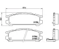 Sada brzdovch destiek BREMBO ‐ BRE P78005