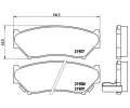 Sada brzdových destiček BREMBO ‐ BRE P79008 Sada brzdových destiček BREMBO ‐ BRE P79008