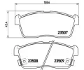 Sada brzdovch destiek BREMBO ‐ BRE P79012