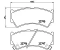 Sada brzdovch destiek BREMBO ‐ BRE P79013