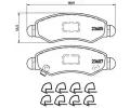 BREMBO Sada brzdovch destiek - kotouov brzda ‐ BRE P79015