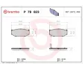 BREMBO Sada brzdovch destiek ‐ BRE P79023