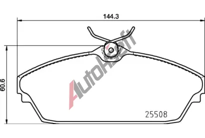 BREMBO Sada brzdovch destiek BRE P 82 003, BRE P82003