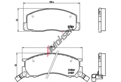 BREMBO Sada brzdových destiček - kotoučová brzda BRE P83029, P 83 029 BREMBO Sada brzdových destiček - kotoučová brzda BRE P83029, P 83 029