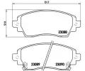 BREMBO Sada brzdovch destiek - kotouov brzda ‐ BRE P83042