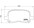Sada brzdov�ch desti�ek&nbsp;BREMBO&nbsp;&dash;&nbsp;BRE P83044