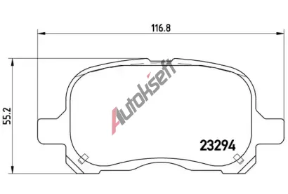 BREMBO Sada brzdových destiček - kotoučová brzda BRE P83044, P 83 044 BREMBO Sada brzdových destiček - kotoučová brzda BRE P83044, P 83 044