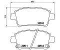 BREMBO Sada brzdovch destiek - kotouov brzda ‐ BRE P83051