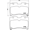 Sada brzdovch destiek BREMBO ‐ BRE P83090