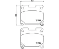 Sada brzdovch destiek BREMBO ‐ BRE P83091