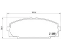 BREMBO Sada brzdovch destiek - kotouov brzda ‐ BRE P83092