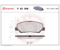 Sada brzdov�ch desti�ek&nbsp;BREMBO&nbsp;&dash;&nbsp;BRE P83099