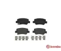 BREMBO Sada brzdovch destiek - kotouov brzda BRE P83112, P 83 112