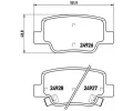 Sada brzdovch destiek BREMBO ‐ BRE P83114