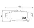 Sada brzdovch destiek BREMBO ‐ BRE P83132